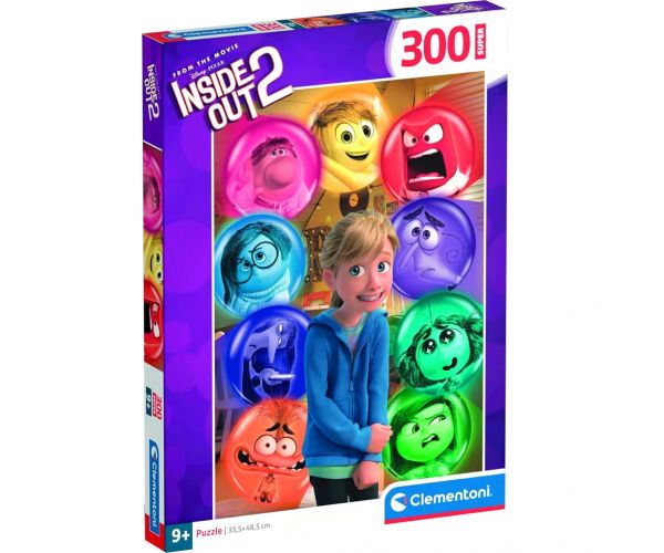 Puzzle de 300 piese cu Emoțiile din Inside Out 2 - Clementoni