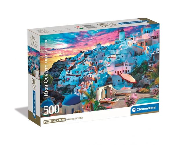 Puzzle de 500 de piese HQC Grecia - Clementoni