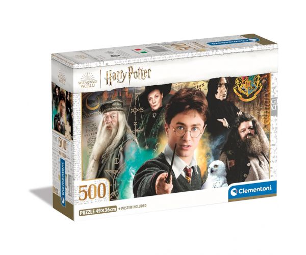 Puzzle de 500 de piese Harry Potter și Piatra Filozofală - Clementoni