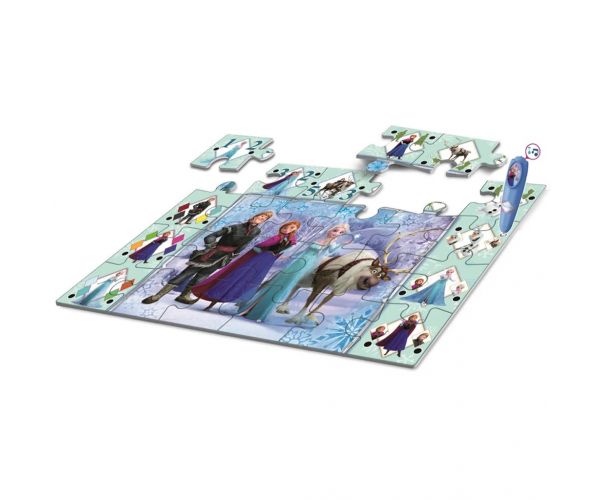 Puzzle de podea interactiv, 24 de piese - Regatul de Gheață - Clementoni