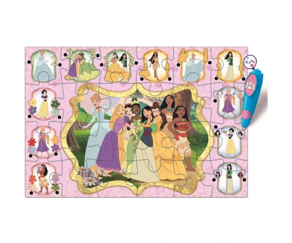 Puzzle de podea interactiv Disney - 24 de piese - Clementoni