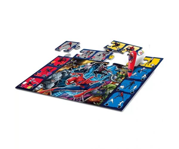Puzzle de podea interactiv Omul-Păianjen, 24 de piese - Clementoni