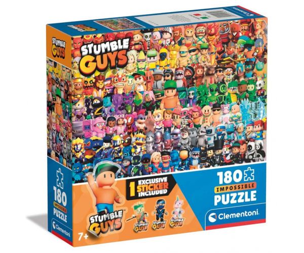 Puzzle imposibil de 180 de piese Stumble Guys - Clementoni