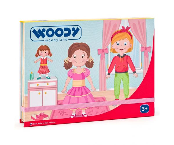 Puzzle magnetic în cutie - Salon de modă - Woodyland