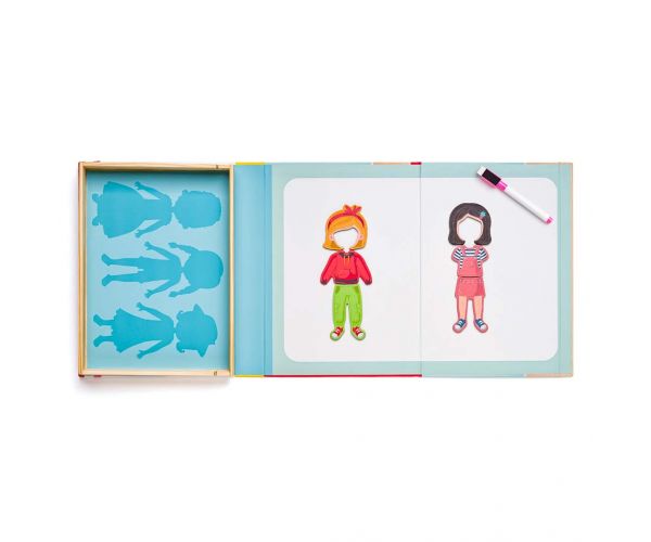 Puzzle magnetic în cutie - Salon de modă - Woodyland