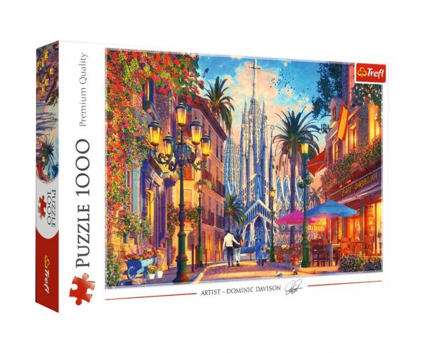 Puzzle premium de 1000 de piese Barcelona - Trefl