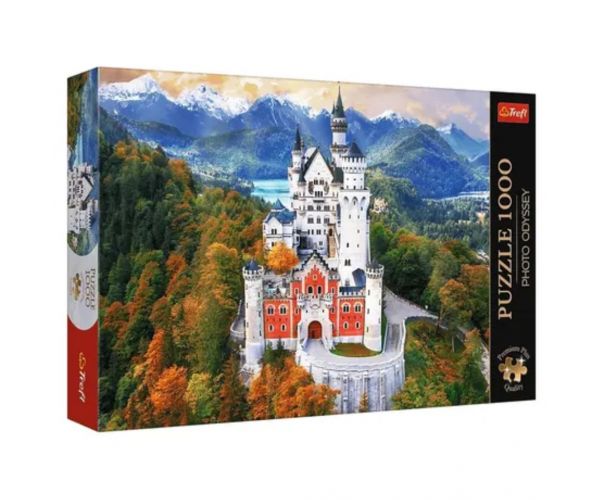 Puzzle premium de 1000 de piese Neuschwanstein Photo Odyssey - Trefl