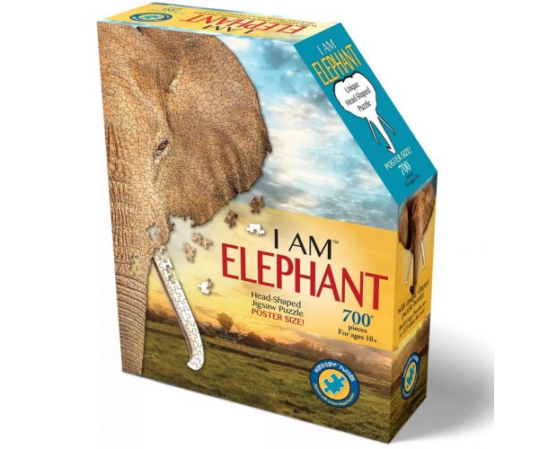 Puzzle uriaș cu elefant WOW, 700 de piese