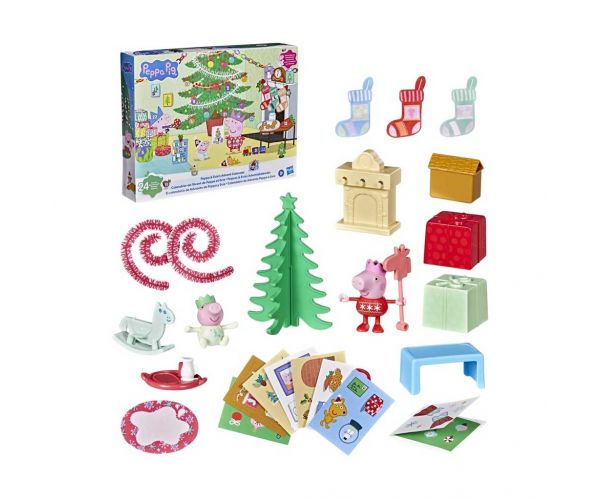 Purcelușa Peppa: Calendarul de Advent Peppa și Evie - Hasbro