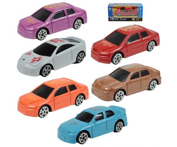 QHT Car Collection: Set de mașini de curse din metal în diferite variante 1db 1/64