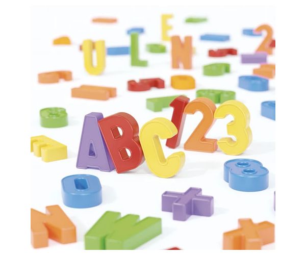 Quercetti: ABC + 123 mágneses szett 106db-os