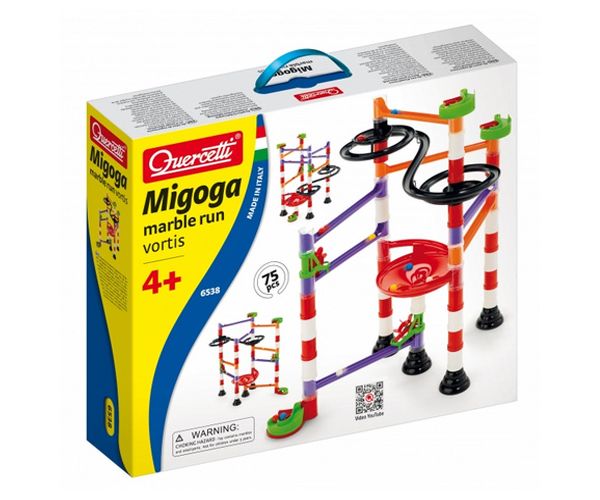Quercetti: Migoga Spirál golyópálya 75db-os