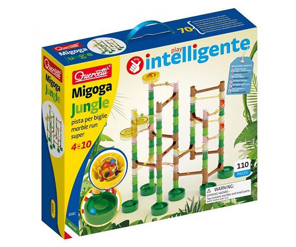 Quercetti: Migoga Dzsungel golyópálya készlet 110db-os
