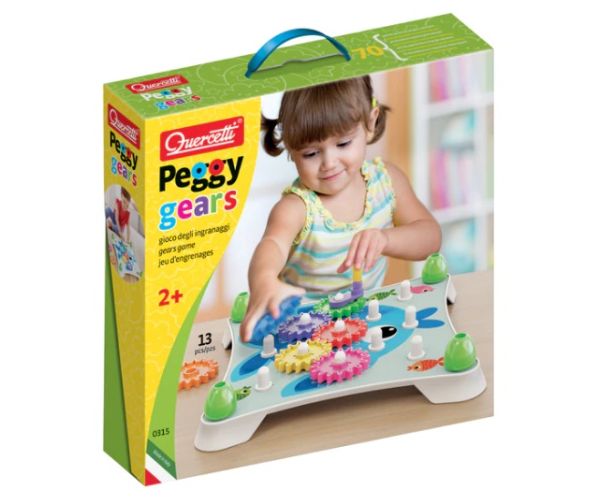 Quercetti: Peggy Gears 13 bucăți set de jucărie