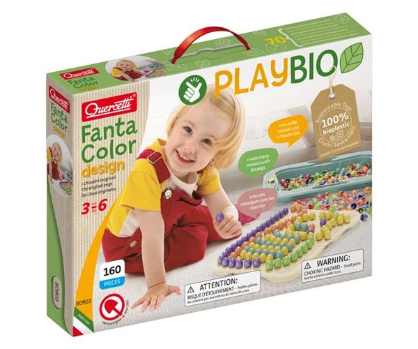 Quercetti: Play Bio Fantacolor Design pötyi 162db-os