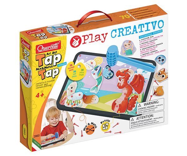 Quercetti: Play Creativo Tap Tap animale joc creativ