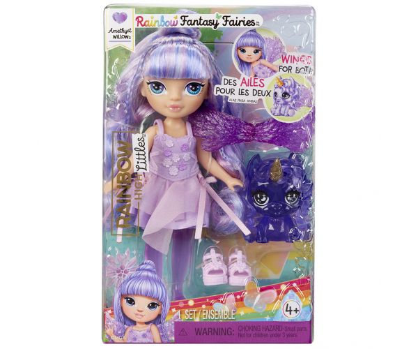 Rainbow High Littles păpușa Zâna Curcubeului Amethyst Willow