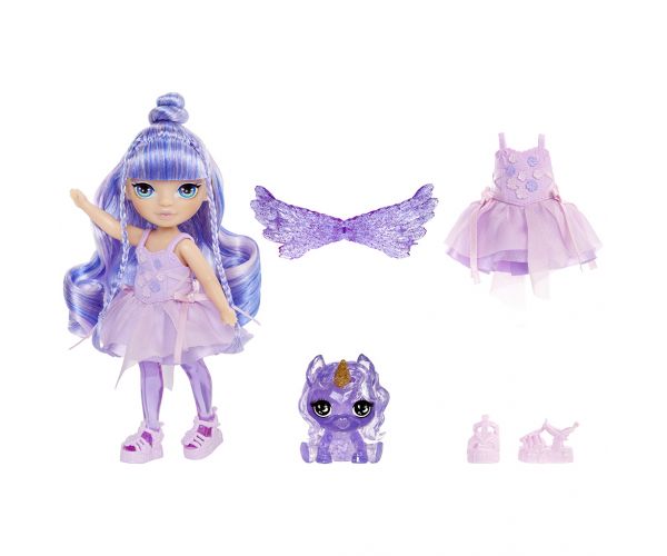 Rainbow High Littles păpușa Zâna Curcubeului Amethyst Willow