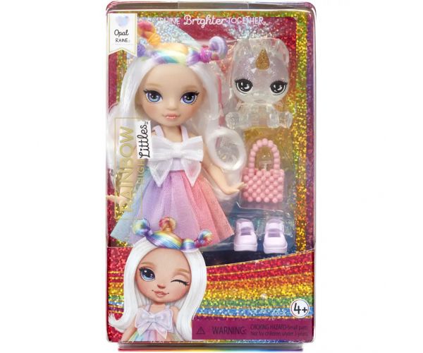 Rainbow High: Păpușă soră mai mică Opal cu accesorii