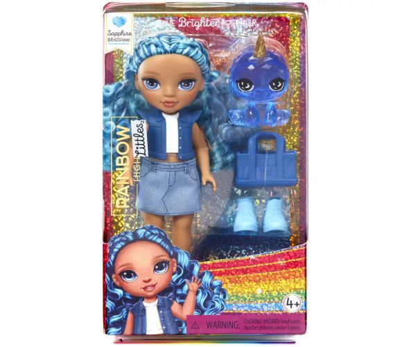 Rainbow High: Sapphire sora mică cu accesorii