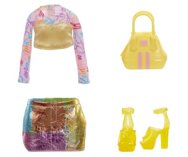Rainbow High: Stilul meu vestimentar Sunny Madison păpușă fashion cu accesorii