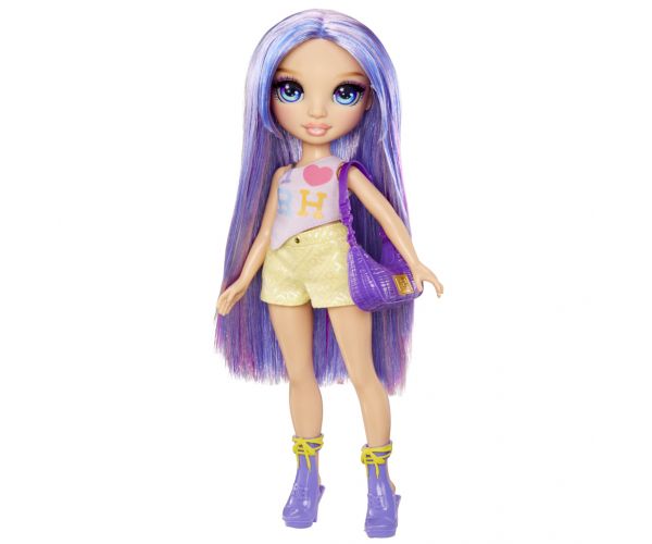 Rainbow High: Stilul meu vestimentar Violet Willow păpușă de modă cu accesorii