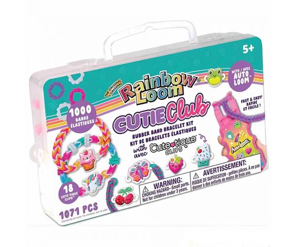 Rainbow Loom: Auto Loom – Cute-Tique set pentru confecționat brățări din benzi elastice