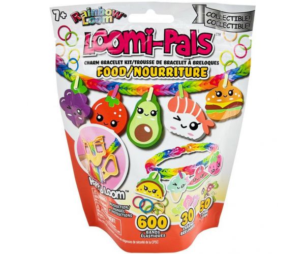 Rainbow Loom: Happy Loomi-Pals – Set pentru realizarea brățărilor din benzi elastice cu talismane
