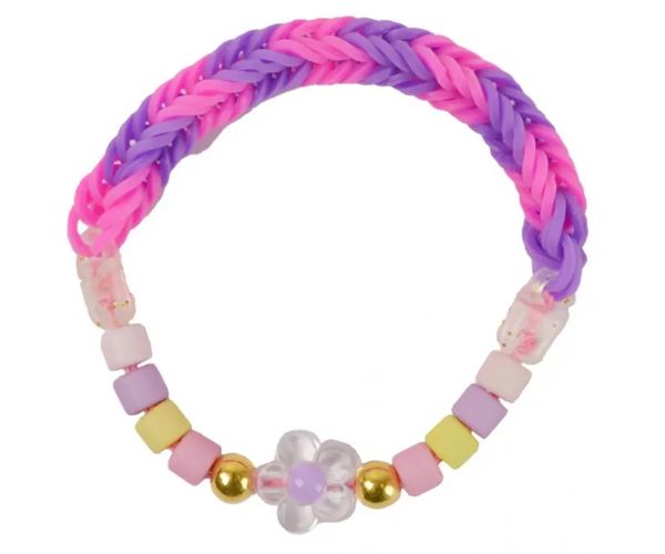 Rainbow Loom: set Auto Loom pentru confecționat brățări din elastice cu mărgele