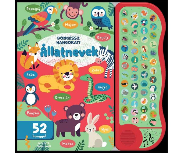 Răsfoiește sunete! - Carte educativă cu nume de animale
