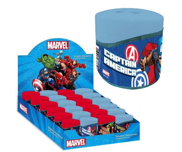 Răzbunătorii: Ascuțitoare cu rezervor cu două găuri Captain America 1 buc.