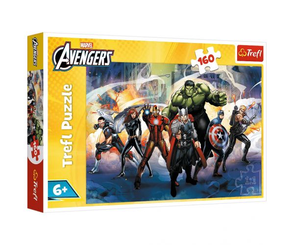 Răzbunătorii echipa puzzle 160 piese - Trefl
