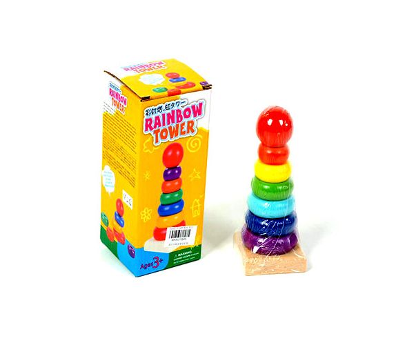 Szivárvány torony rakosgató játék