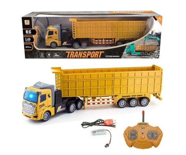 RC camion transport pietre cu telecomandă 1/48 27mHz