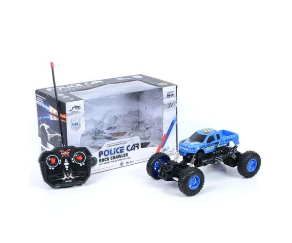 RC crawler de poliție cu telecomandă SUV 1/18