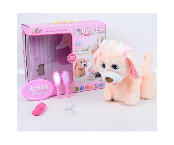 RC Cute Pet: Távirányítós Pomerániai kutyus kiegészítőkkel 2.4GHz-es