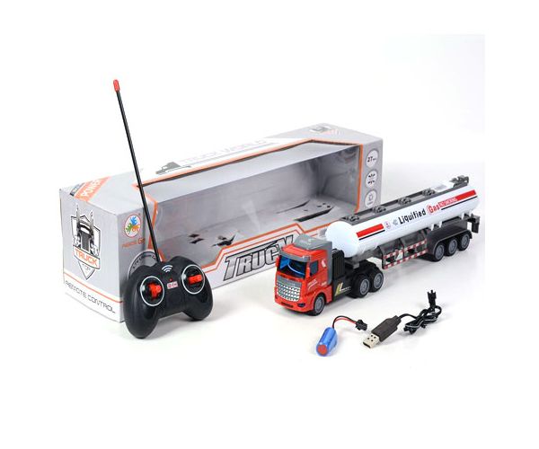 RC Furnizor de combustibil camion cu telecomandă și lumini 1/48