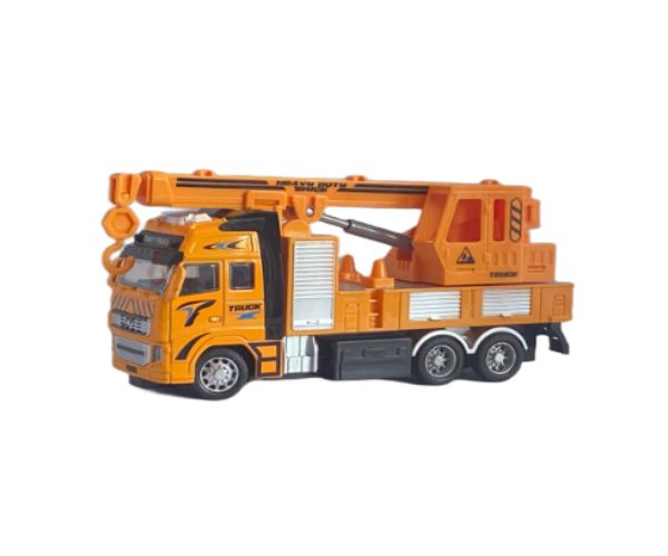 RC Távirányítós építőipari markoló vagy daruskocsi munkagép fénnyel kétféle változatban 27MHz 1/36-os méretarány 20cm