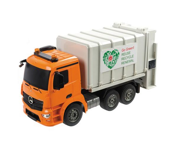 RC Mercedes Arocs távirányítós kukás autó 1:20 fénnyel és hanggal 2,4GHz