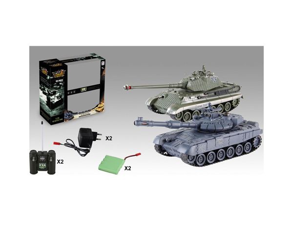 RC távirányítós tank kétféle változatban 1/28 2,4 GHz