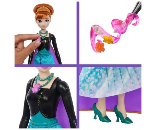 Regatul de gheață: Surpriză cu cristale de gheață - Păpușa Anna - Mattel