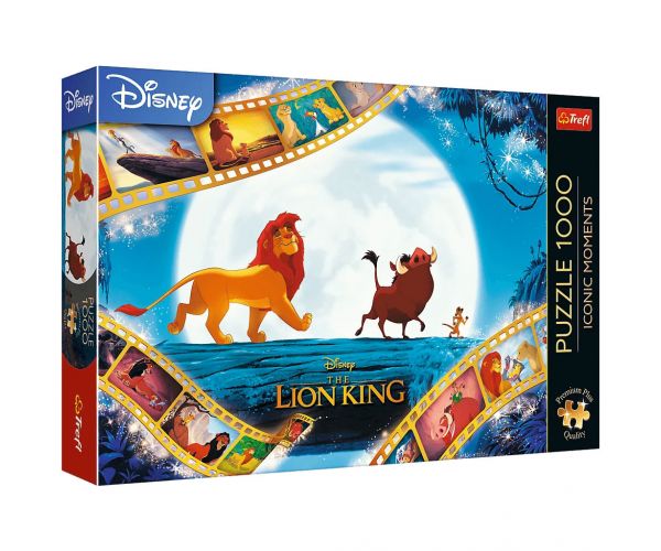 Regele Leu puzzle premium plus quality de 1000 piese - Trefl