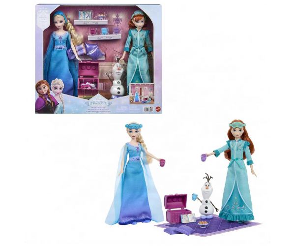 Regatul de Gheață: Set de joacă pentru petrecere în pijama regală - Mattel