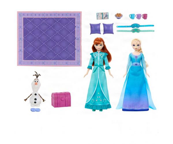 Regatul de Gheață: Set de joacă pentru petrecere în pijama regală - Mattel