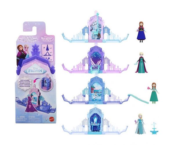 Regatul de Gheață: Set de joacă surpriză cu mini castel de gheață magic - Mattel