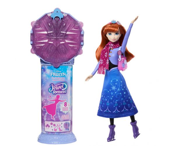 Regatul de Gheață - Surpriză Cristal de Gheață - Anna în Ținutul Înghețat 2 în Rochie - Mattel