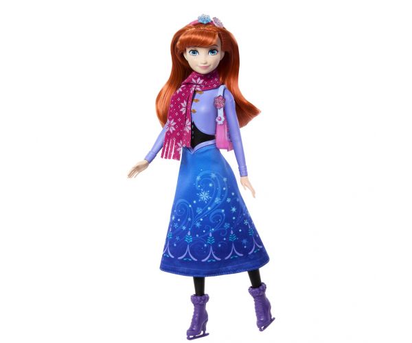Regatul de Gheață - Surpriză Cristal de Gheață - Anna în Ținutul Înghețat 2 în Rochie - Mattel