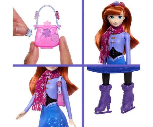 Regatul de Gheață - Surpriză Cristal de Gheață - Anna în Ținutul Înghețat 2 în Rochie - Mattel