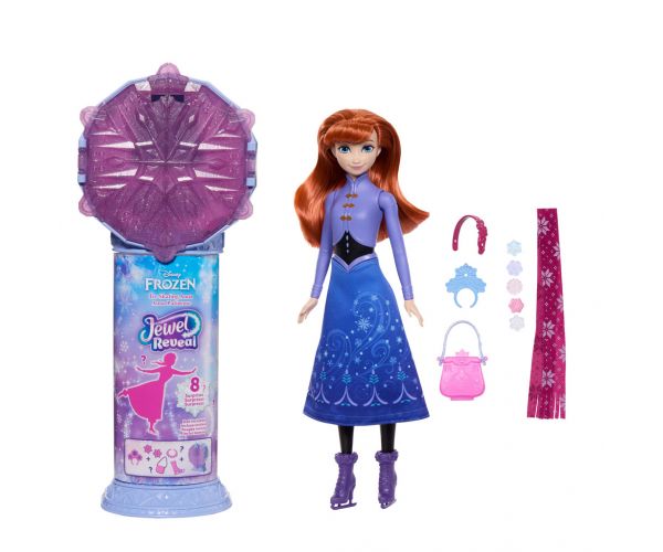 Regatul de Gheață - Surpriză Cristal de Gheață - Anna în Ținutul Înghețat 2 în Rochie - Mattel