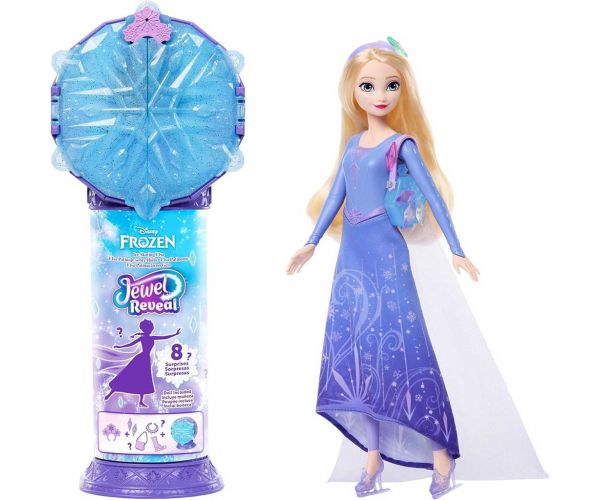 Regatul de Gheață: Surpriză cu cristale de gheață - Elsa în rochie din Regatul de Gheață 2 - Mattel